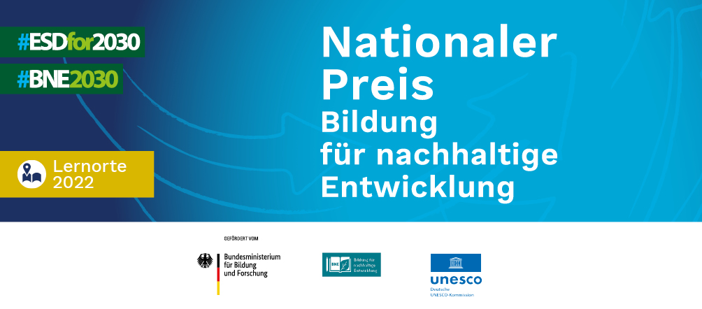 Unesco/BNE Logo Nationaler Preis Lernort