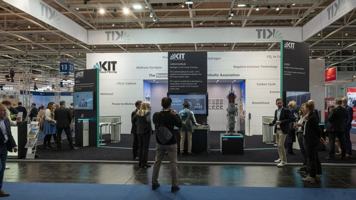 Stand des KIT auf der Hannover Messe