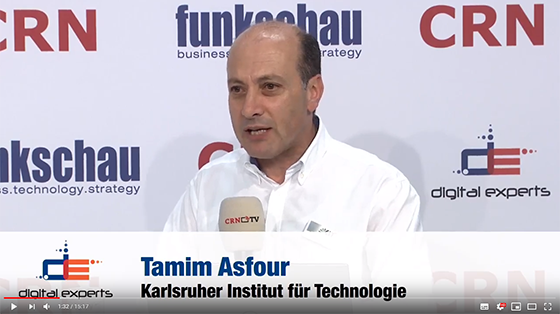 Innovation Talk CeBIT 2018: Tamim Asfour bei der Plattform Lernende Systeme (Video auf YouTube)